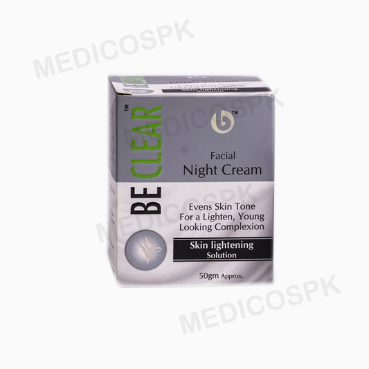 Beclear Facial Night Cream 50gm beckett pharma