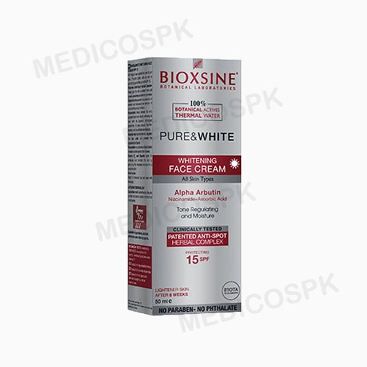 Bioxsine Whitening Face Cream 50ml Botanical Laboratoroies