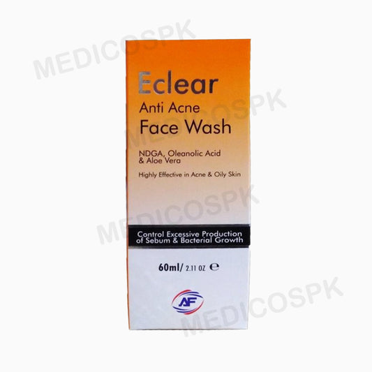 E Clear Anti Acne Face Wash 60ml Montis Pharma