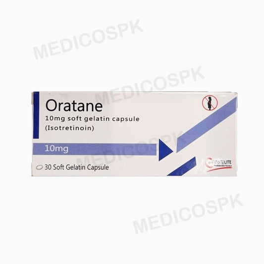 Oratane Capsules 10mg Crystolite Pharmaceuticals