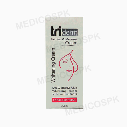 Triderm Fairness & Melasma Cream 50gm leoracare